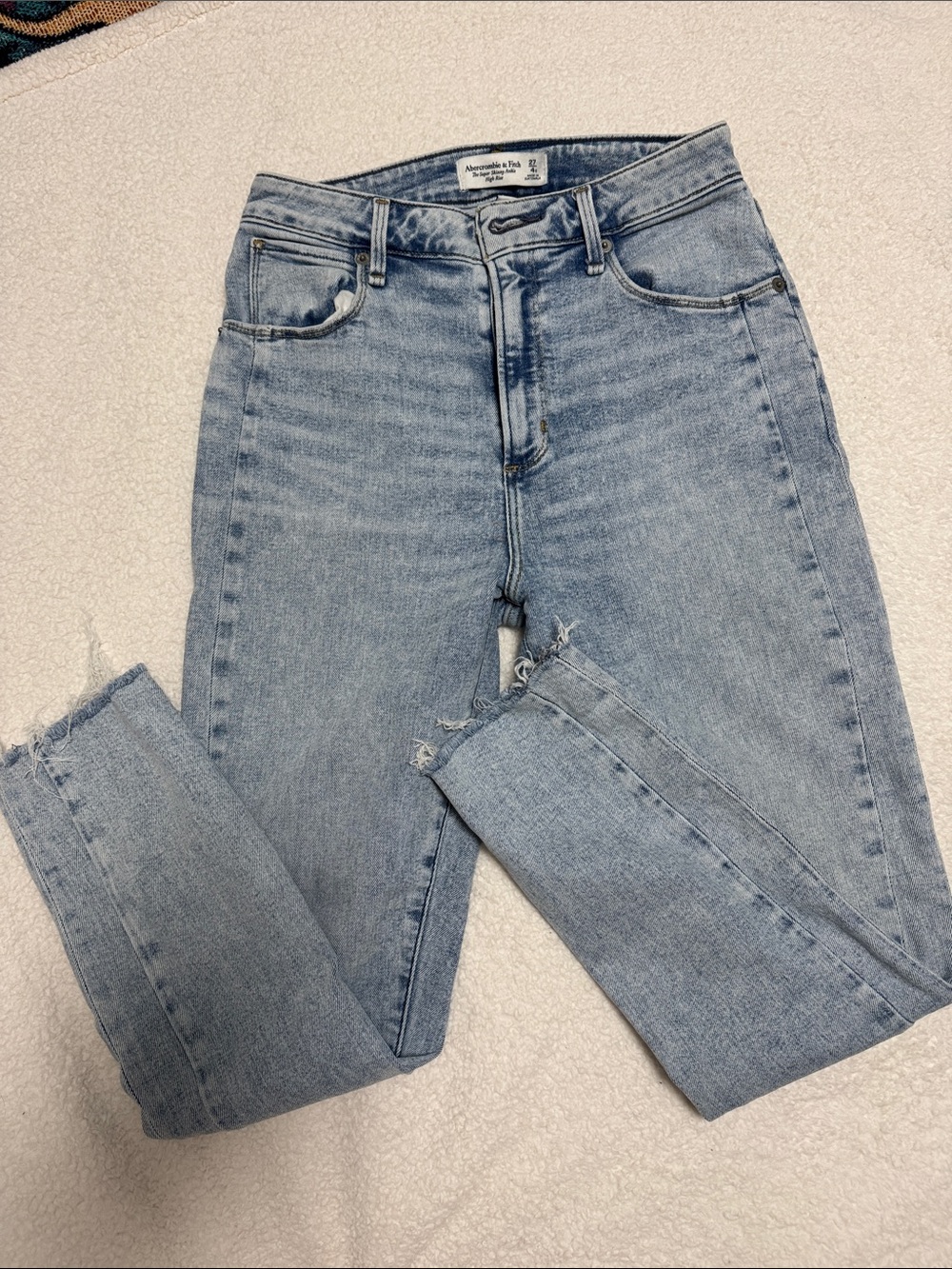 Abercrombie & Fitch Skinny Ankle High Rise